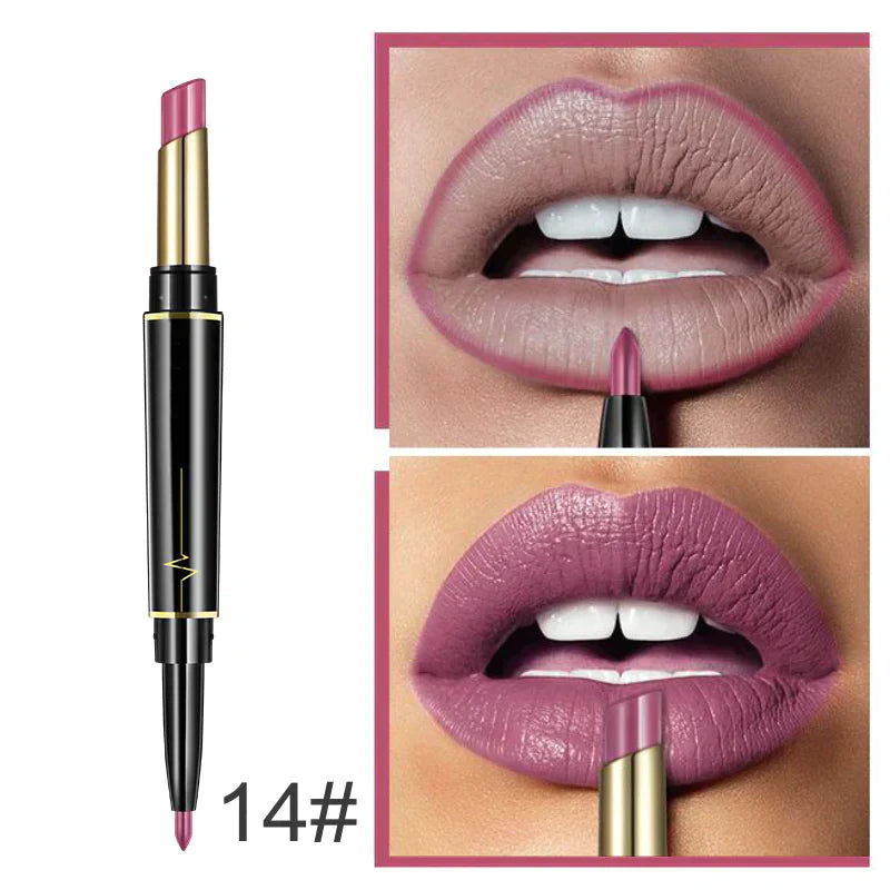 16 Color Lipstick Lip liner Combo