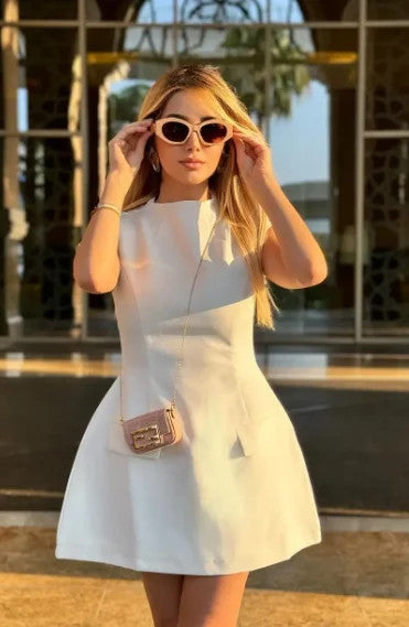 Last Day Promotion 49% OFF🔥 - Trending cap sleeve structured mini dress - Buy 2 Get Extra 10% OFF & FREE SHIPPING