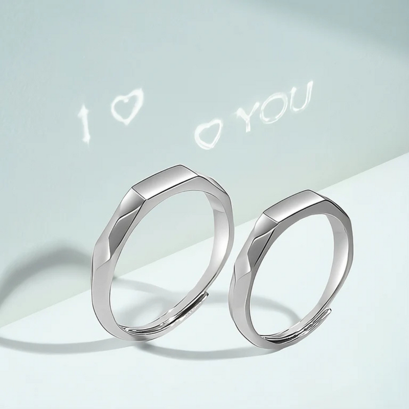 I Love You" RINGS SILVER 925