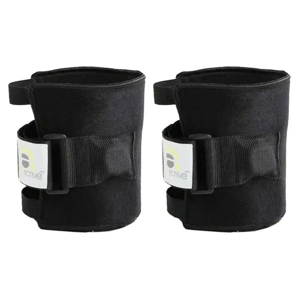 2pcs Magnetic Stone Be Active Knee Brace Point Knee Pad Leg Support Black Pressure Sciatic Nerve Massage Pad Knee Protector