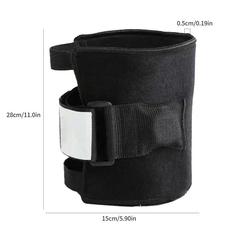 2pcs Magnetic Stone Be Active Knee Brace Point Knee Pad Leg Support Black Pressure Sciatic Nerve Massage Pad Knee Protector