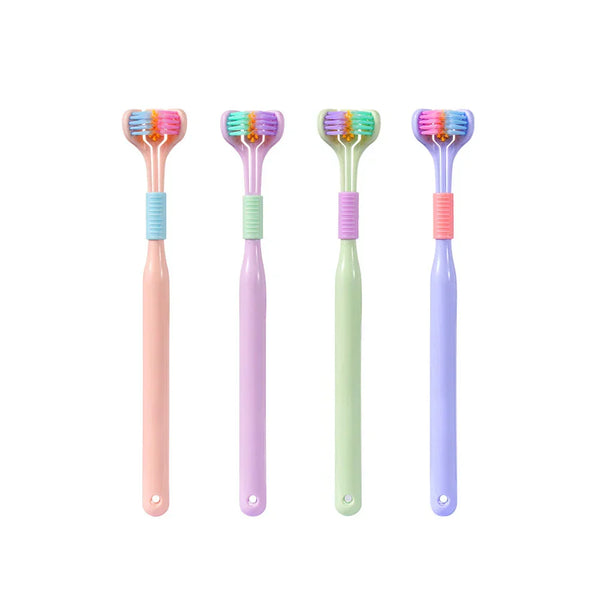 🔥Hot sale -Buy 2 get 1 free🦷Three-sided soft bristle toothbrush