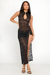 NOIR LACE DRESS