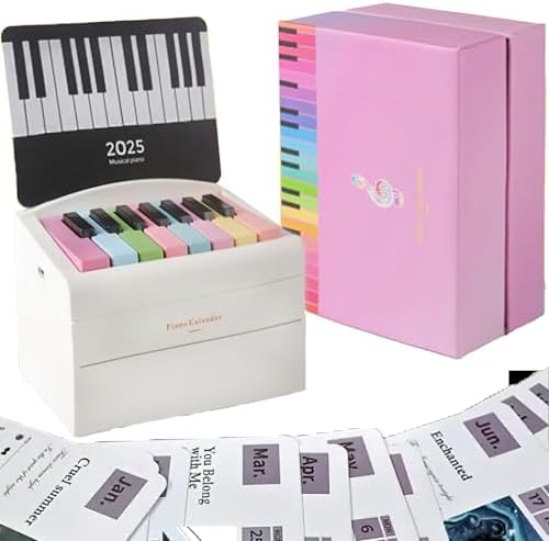 Swift Piano Calendar 2025 with Music Lyrics Mini Piano🎹