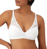 Bali Women's Breathe Modal T-Shirt Bra, Breathable Wireless Bra, Full-Coverage Convertible Bra