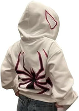 Spider Punk Zip Up Hoodie