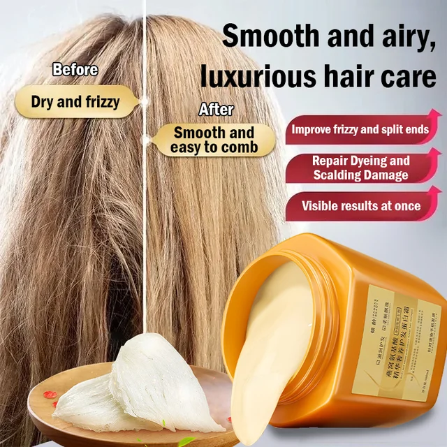 Amino Acid Essence Luxury Nourishing Hair Protein Cream ( BUY 3 GET 1 FREE )