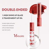 16 Color Double Ended Highlighting Lip Gloss - High-shine, long-lasting lip gloss