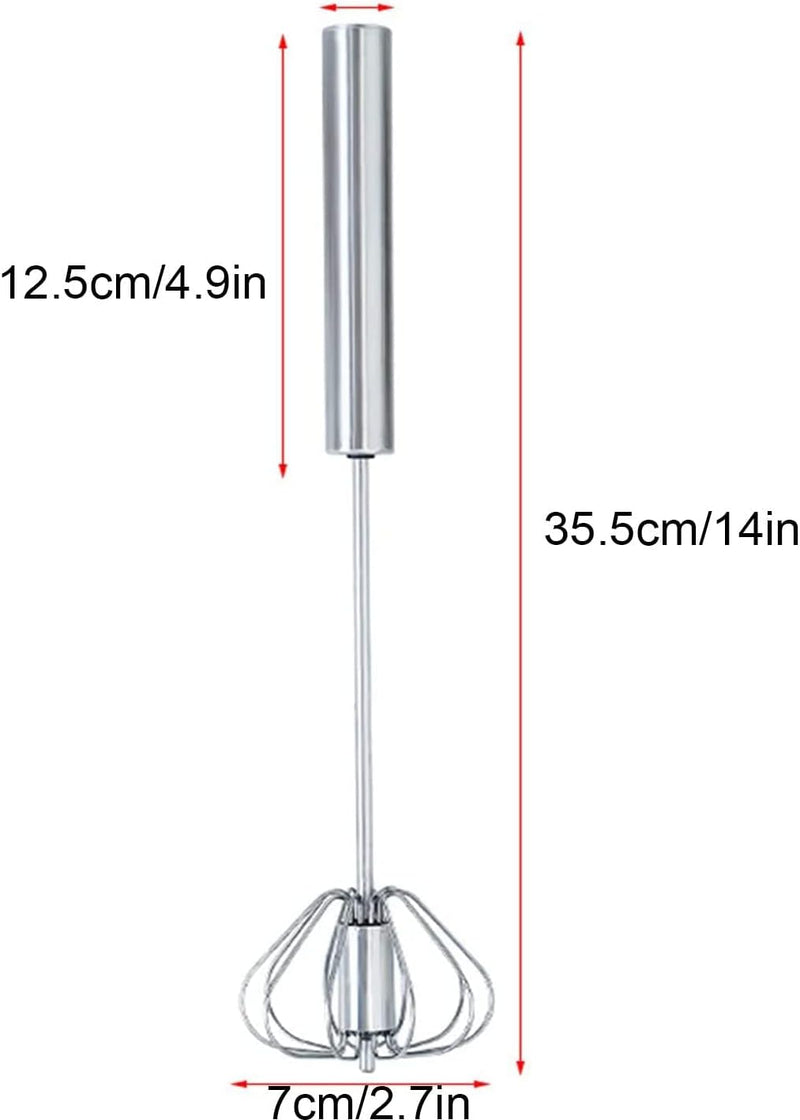 Batidor Semiautomático De Acero Inoxidable