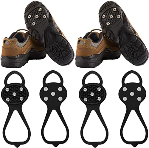 4 Pairs Universal Gripper Spikes Non Slip Shoe Grips