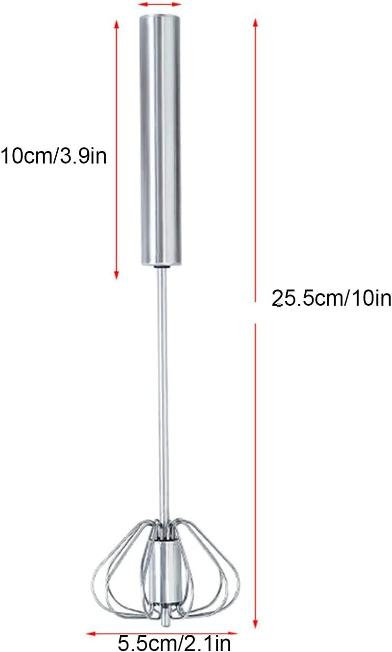 Batidor Semiautomático De Acero Inoxidable