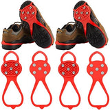 4 Pairs Universal Gripper Spikes Non Slip Shoe Grips