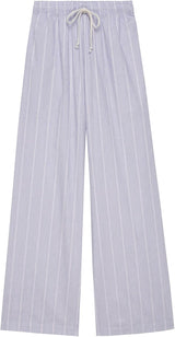 2024 Newest Women Cotton Striped Lounge Pants