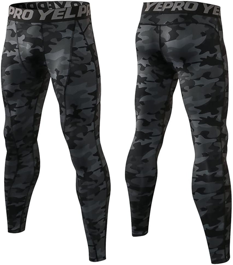 Nylon Camo Compression Pant