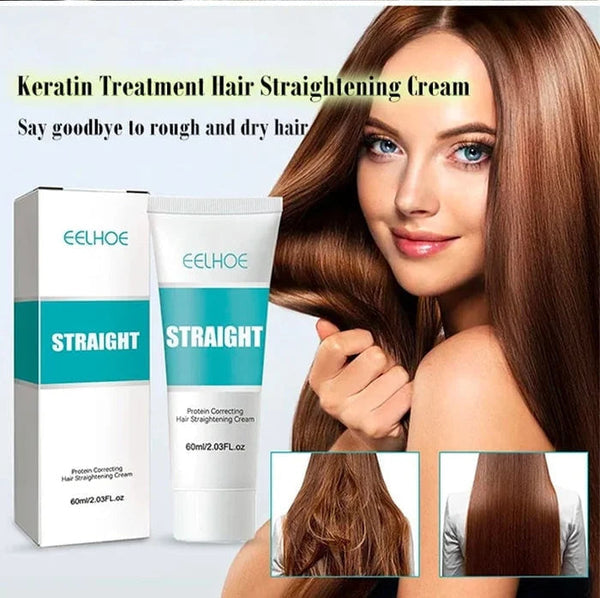 🔥Silk and Keratin Treatment Hair Straightening Cream