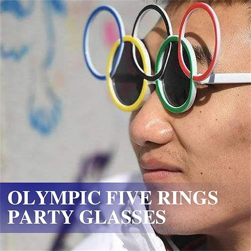 2024 Olympic Ring Glasses, Olympic Glasses