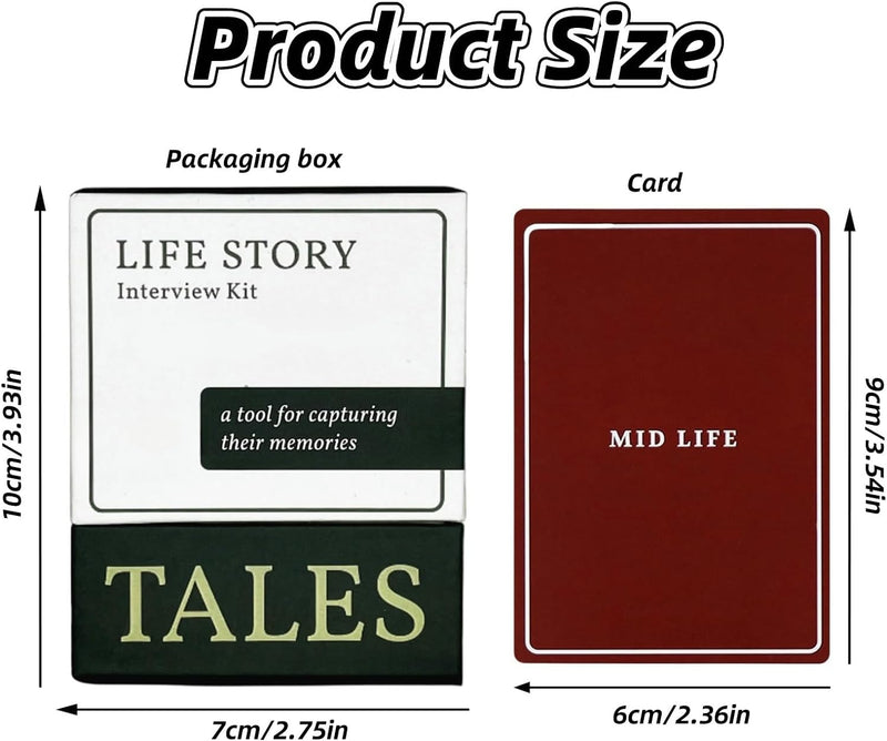 150 pcs Life Story Interview Kit