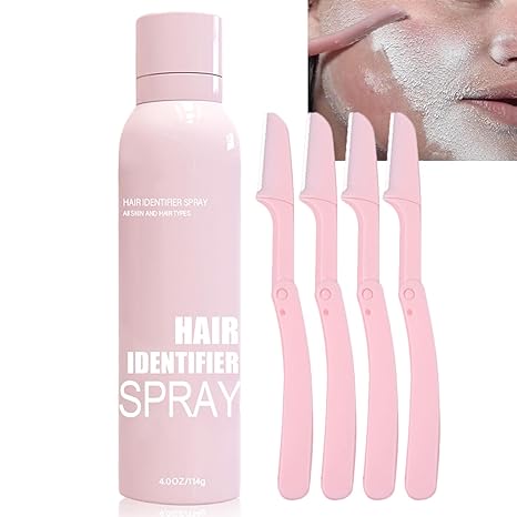 '-Clear fine hair identification spray