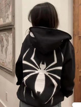 Spider Punk Zip Up Hoodie