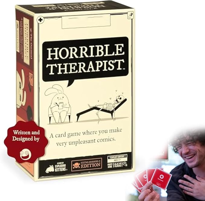 🔥Exploding Kittens Horrible Therapist Card Game🃏