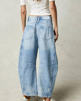 2024 Mid-Rise Barrel Jeans (BUY 2 Free Shipping)