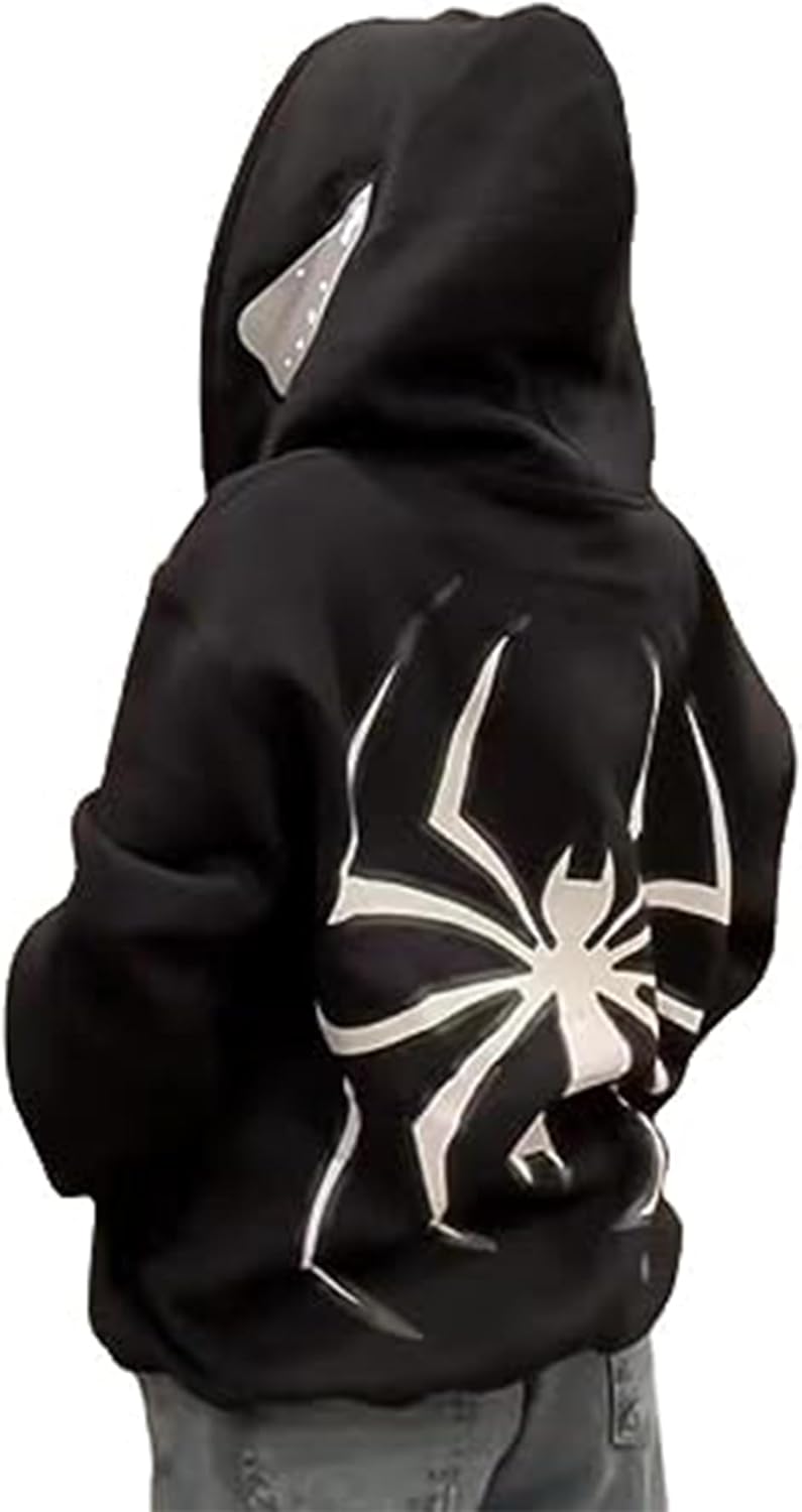 Spider Punk Zip Up Hoodie