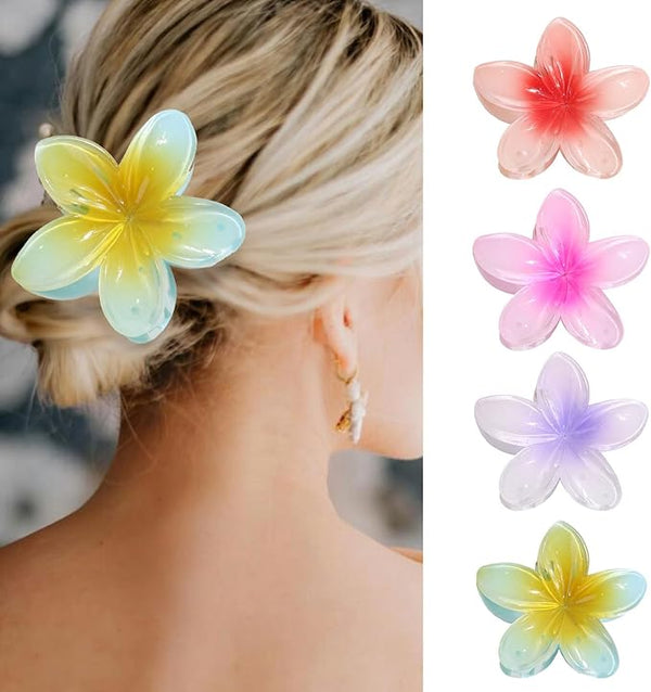 Flower Hair Claw Clip