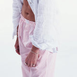 2024 Newest Women Cotton Striped Lounge Pants