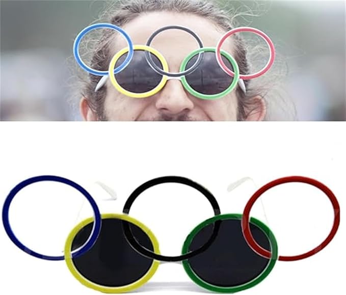 2024 Olympic Ring Glasses, Olympic Glasses