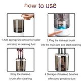 Electric Makeup Brush Cleaner Machine