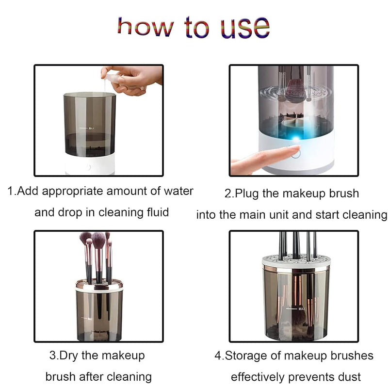 Electric Makeup Brush Cleaner Machine