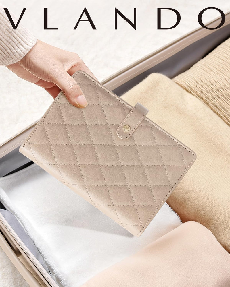 Luxury Leather Portable Jewelry Storage Book