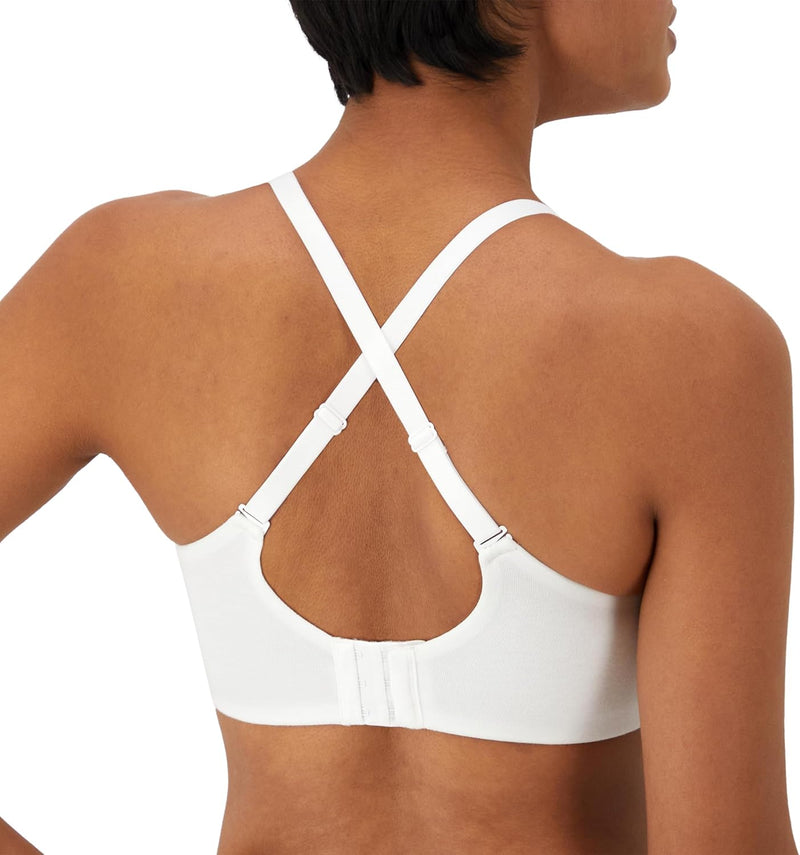 Bali Women's Breathe Modal T-Shirt Bra, Breathable Wireless Bra, Full-Coverage Convertible Bra