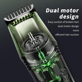 Vacuum Beard Shaver for Men