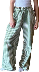 2024 Newest Women Cotton Striped Lounge Pants