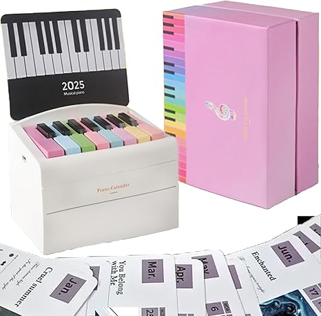 Swift Piano Calendar 2025 with Music Lyrics Mini Piano🎹