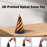 3D Printed Spiral Cone Fidget Toy 💝