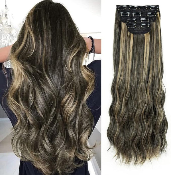 🔥Vigorous Long Hair Extensions for Women Wavy