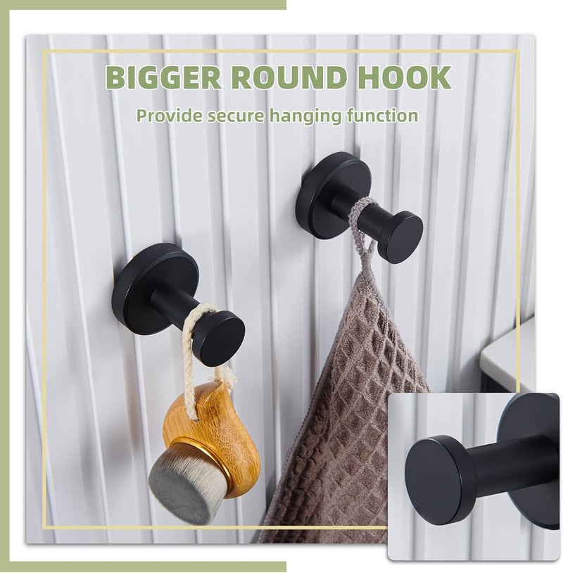 2 pcs Suction Cup Metal Hook