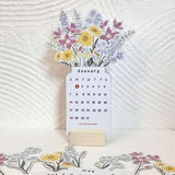 2025 Bloomy Flowers Desk Calendar📅