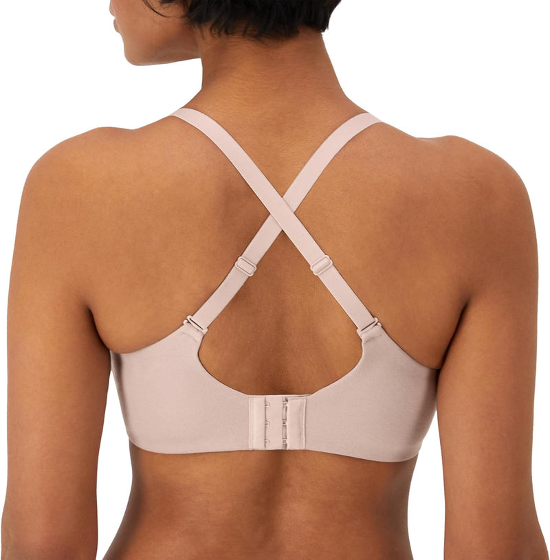 Bali Women's Breathe Modal T-Shirt Bra, Breathable Wireless Bra, Full-Coverage Convertible Bra