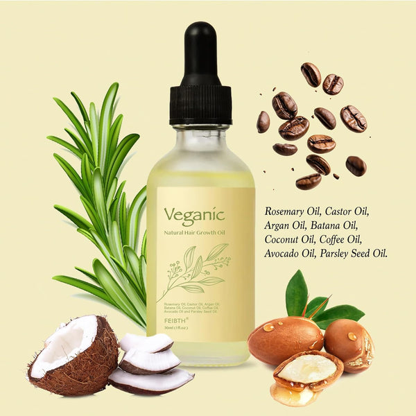 2pcs Veganic Hair Growth Oil