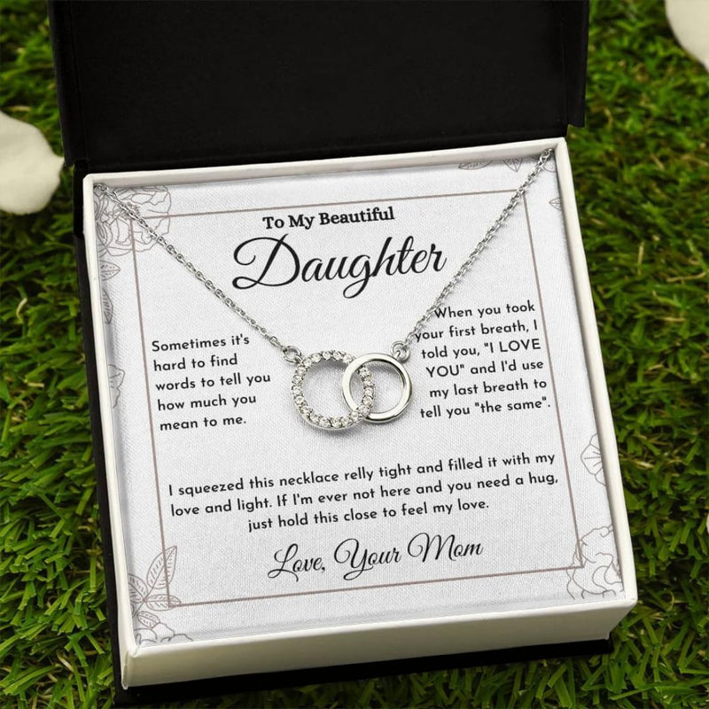 Beautiful Daughter Necklace - Custom Jewelry Gift from Mom-