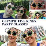 2024 Olympic Ring Glasses, Olympic Glasses