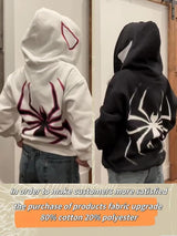 Spider Punk Zip Up Hoodie