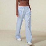 2024 Newest Women Cotton Striped Lounge Pants