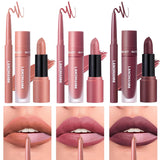 Six-color Lip Set Lip Liner Lipstick Liquid Lipstick Set