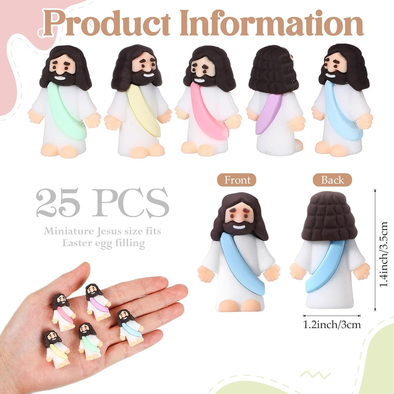 25Pcs Mini Jesus Figures Original Design