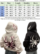 Spider Punk Zip Up Hoodie