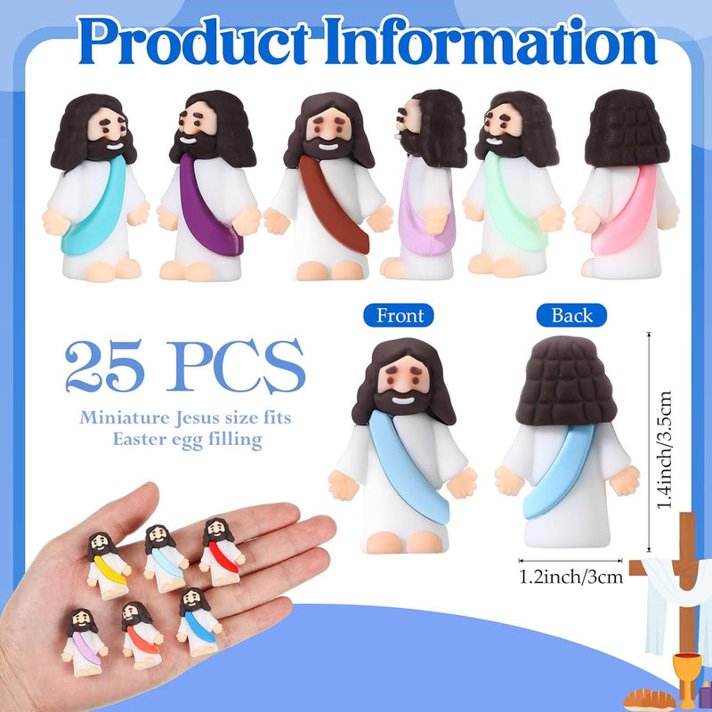 25Pcs Mini Jesus Figures Original Design